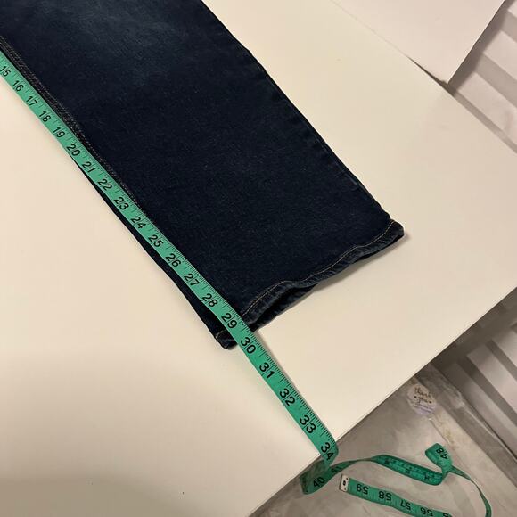 Old Navy Loose Built-In Flex Straight Leg Jeans Size 40x32 Y2K Grunge Streetwear - Picture 8 of 9